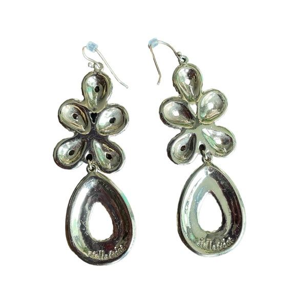 Stella & Dot Vintage Turquoise Capri Chandelier Earrings - Picture 2 of 2